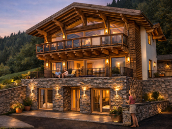 Luxuriöse Tauernlodge Hochkönig - Großzügiges Zweitwohnsitz-Chalet in Dienten