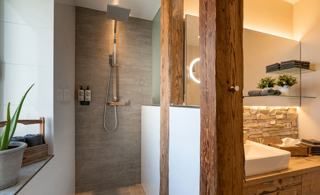 Badezimmer im Erdgeschoss
