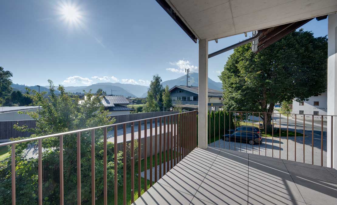 Terrasse im Obergeschoss