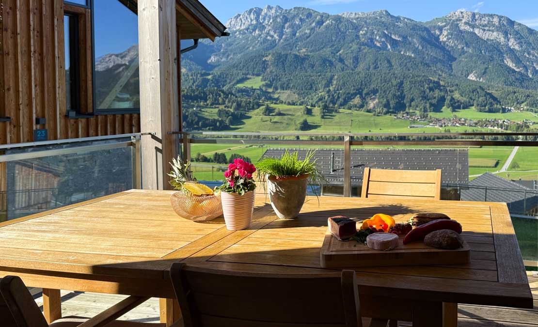 Balkon mit traumhafter Aussicht