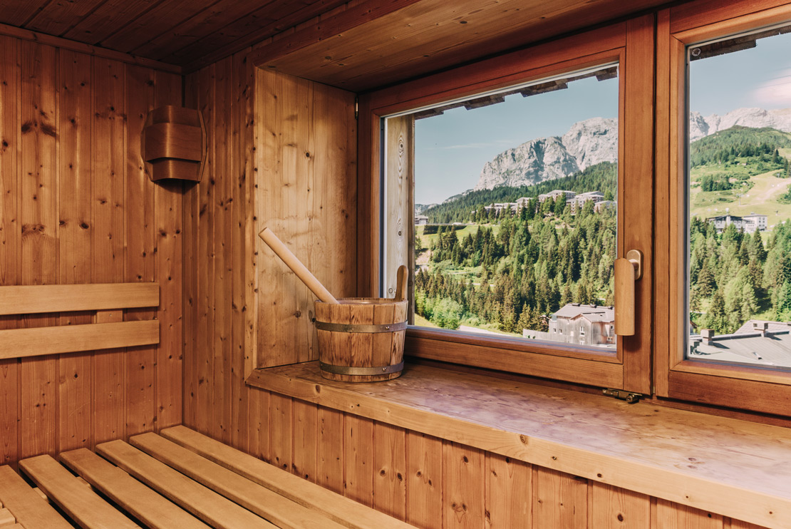 Private Sauna im Zimmer