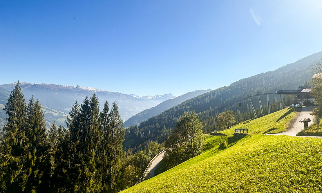 Traumhafte Aussicht und direkt an der Gondel
