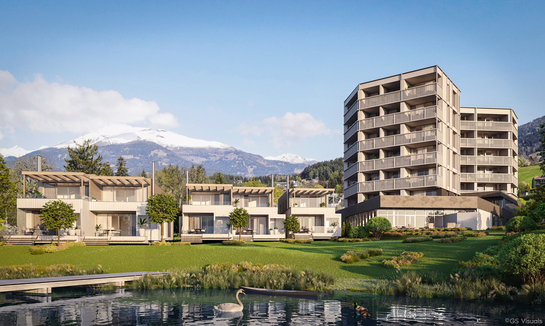 Millst&auml;tter See Resort mit 2 T&uuml;rmen und 5 Chalets