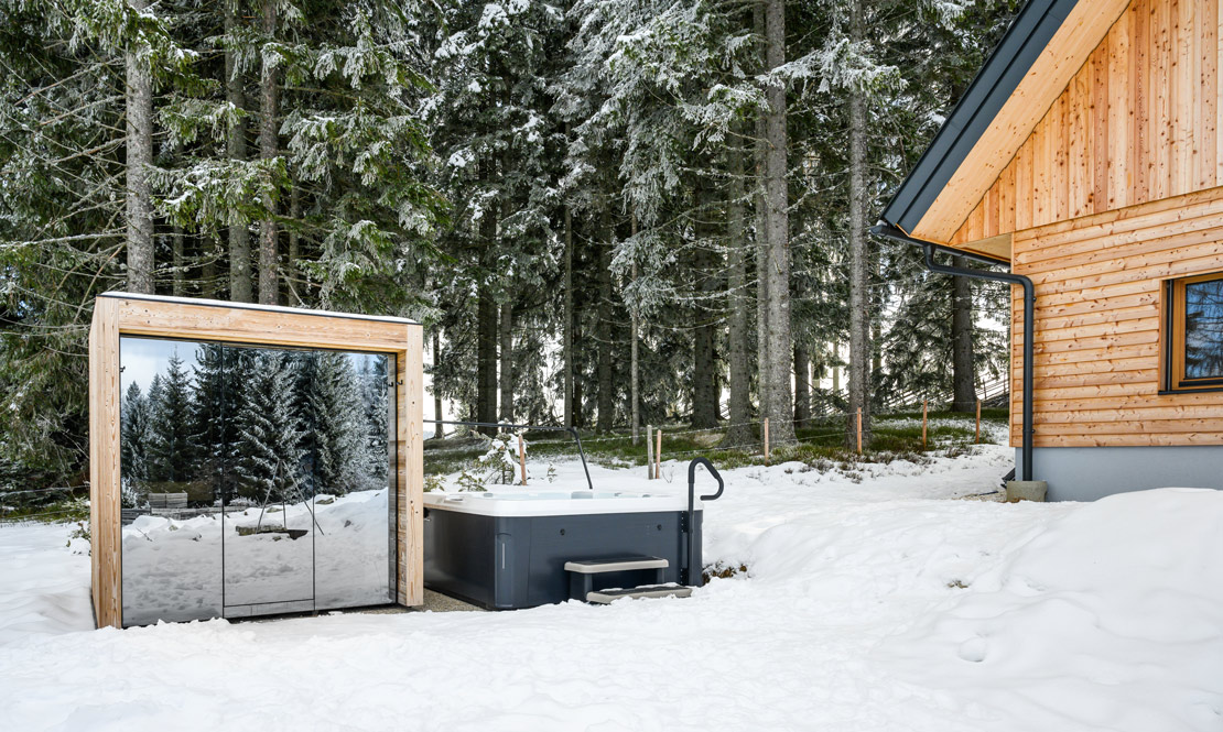 Sauna und Jacuzzi