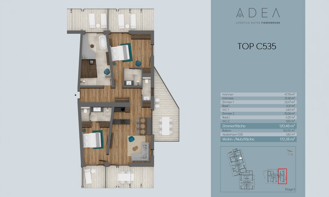 Appartement C535 Adea Lifestyle Suites