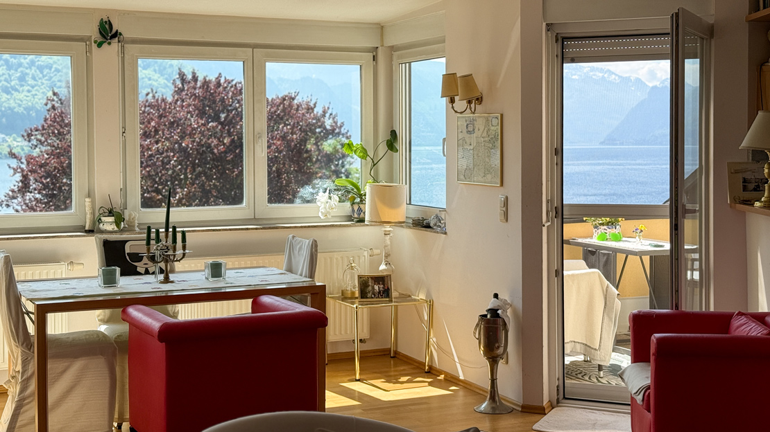 Wohnbereich mit Balkon
