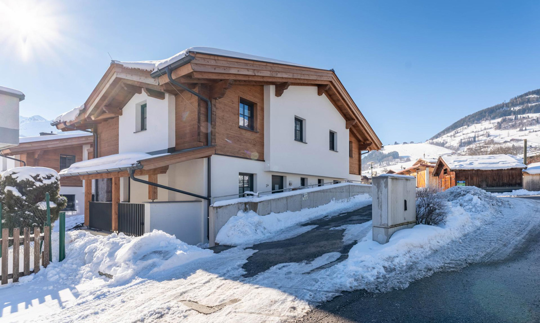 Haus im Winter