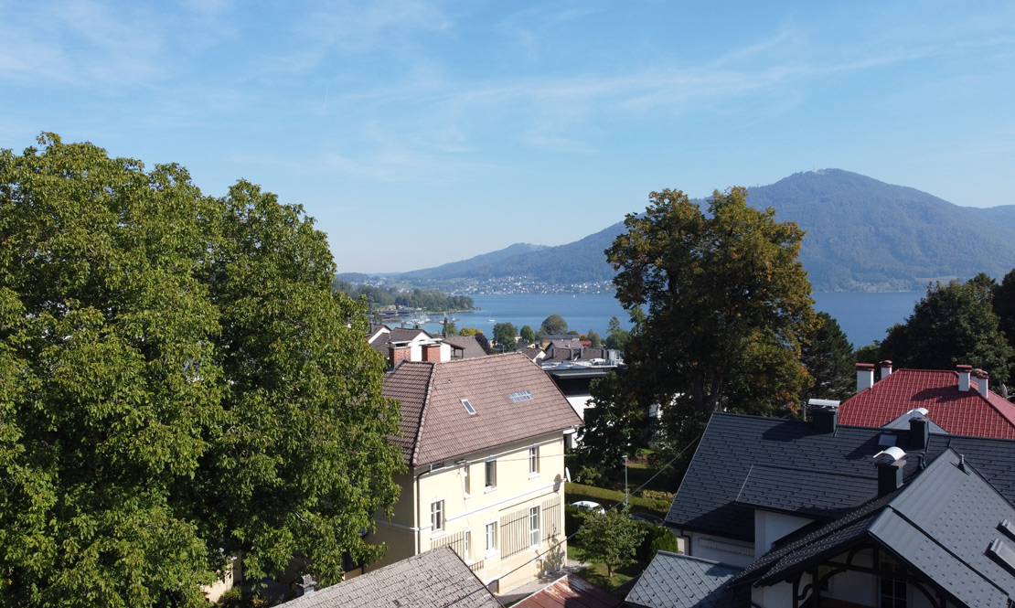 Aussicht vom Balkon