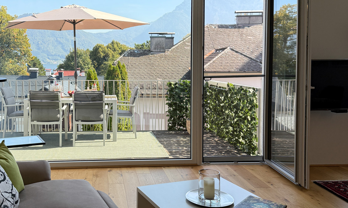 Wohnbereich mit Balkon