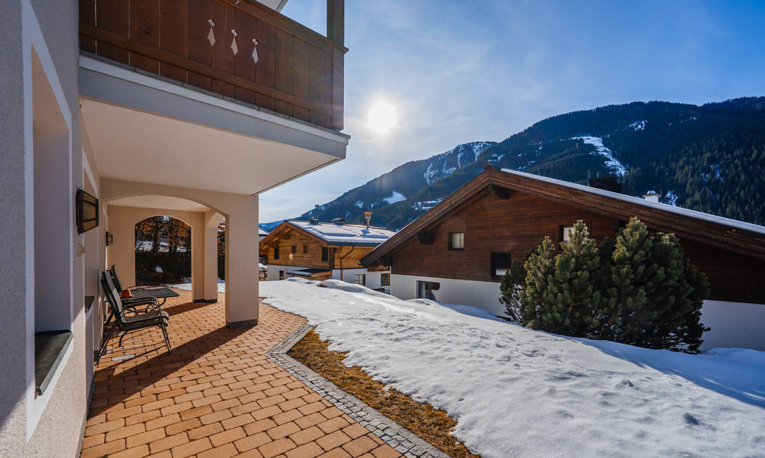 Garten im Winter