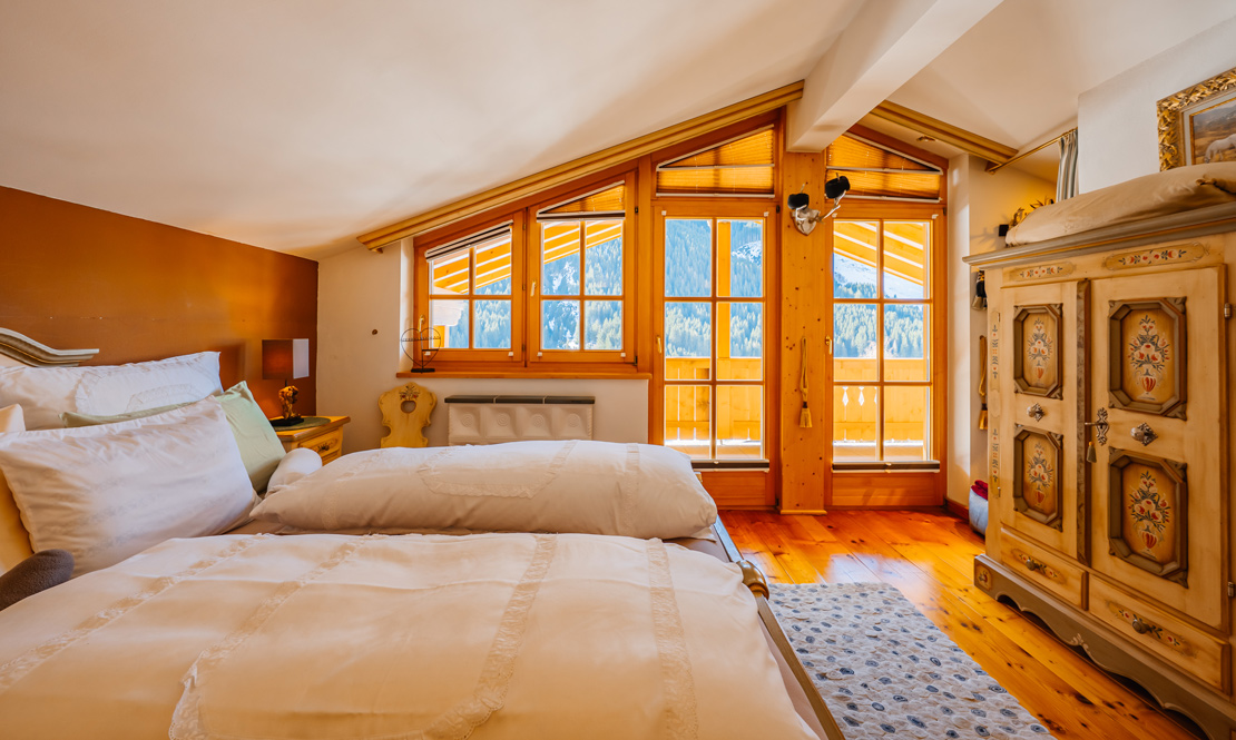 Schlafzimmer im Dachgeschoss